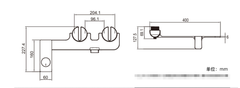 Non-Electric Dual Nozzle Bidet